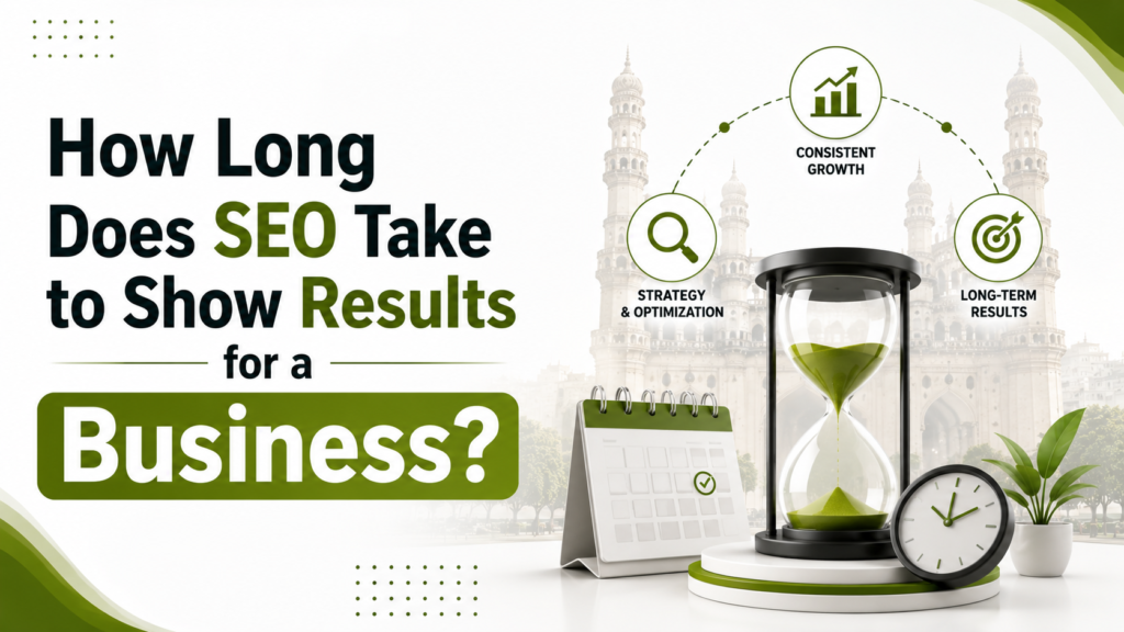 How long does seo take to show results for a business