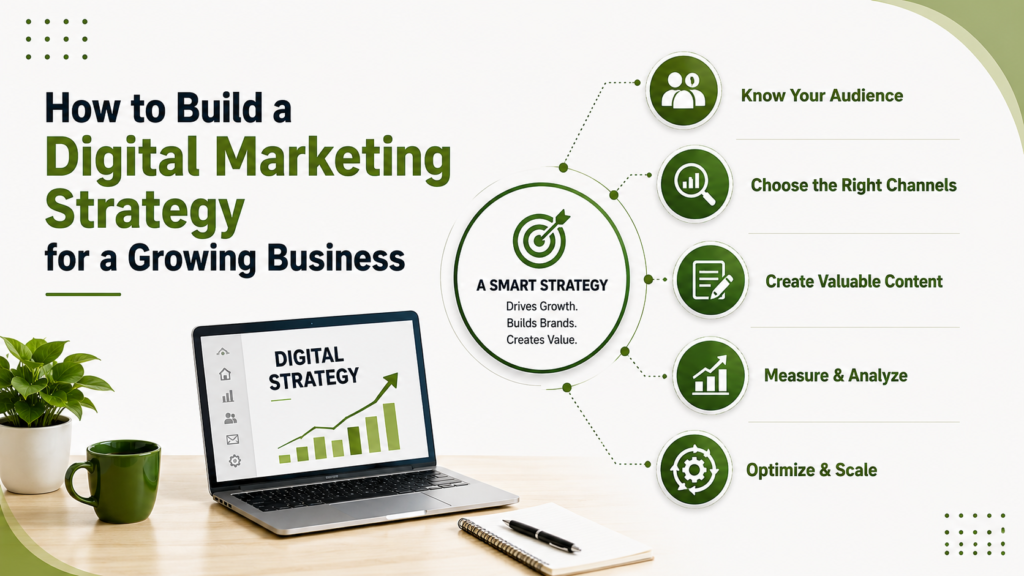 how to build a digital marketing strategy for a growing business