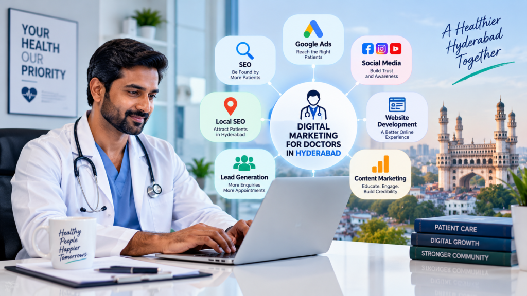 Digital marketing for doctors in Hyderabad